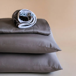 ClassicBreeze™ Bamboo Viscose Sheet Set, Charcoal - GOKOTTA
