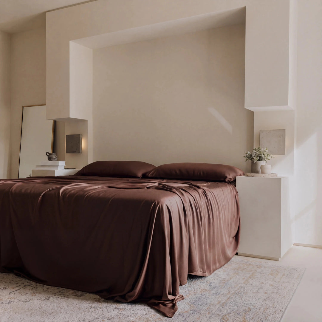 ClassicBreeze™ Bamboo Viscose Sheet Set, Sienna - GOKOTTA