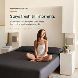 ClassicBreeze™ Cooling Bamboo Fitted Sheet - GOKOTTA