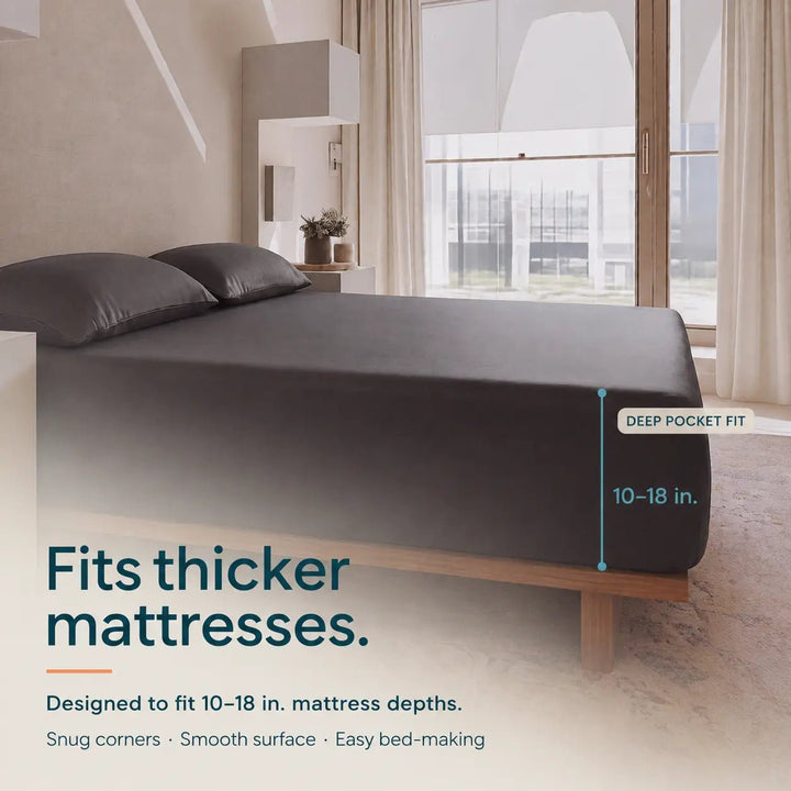ClassicBreeze™ Cooling Bamboo Fitted Sheet - GOKOTTA