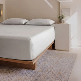 ClassicBreeze™ Cooling Bamboo Viscose Fitted Sheet, Deep Slate - GOKOTTA