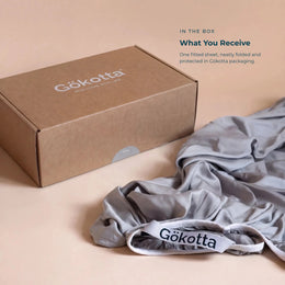 ClassicBreeze™ Cooling Bamboo Viscose Fitted Sheet, Silver Sage - GOKOTTA