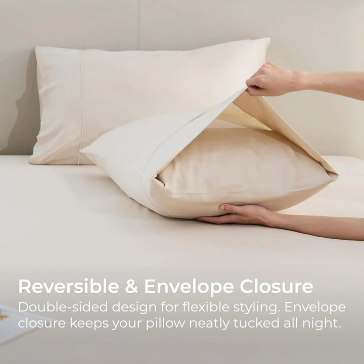 ClassicBreeze™ Cooling Bamboo Viscose Pillowcases Set - GOKOTTA