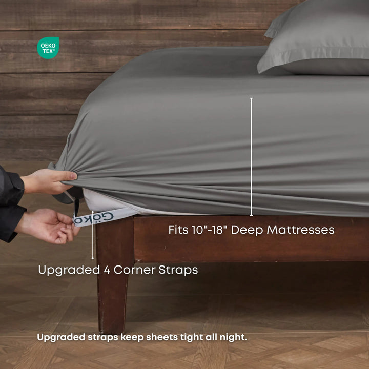 CloudLuxe™ Bamboo Sateen Sheet Set - GOKOTTA