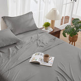 CloudLuxe™ Bamboo Sateen Sheet Set, Silver Grey