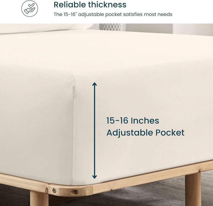 Cooling Bamboo Fitted Sheet Only - GOKOTTA