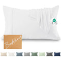 ClassicBreeze™ Bamboo Viscose Pillowcases Set, Bright White