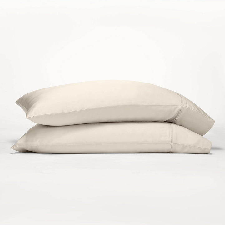 Cooling Bamboo Pillowcases Set, Light Beige - GOKOTTA