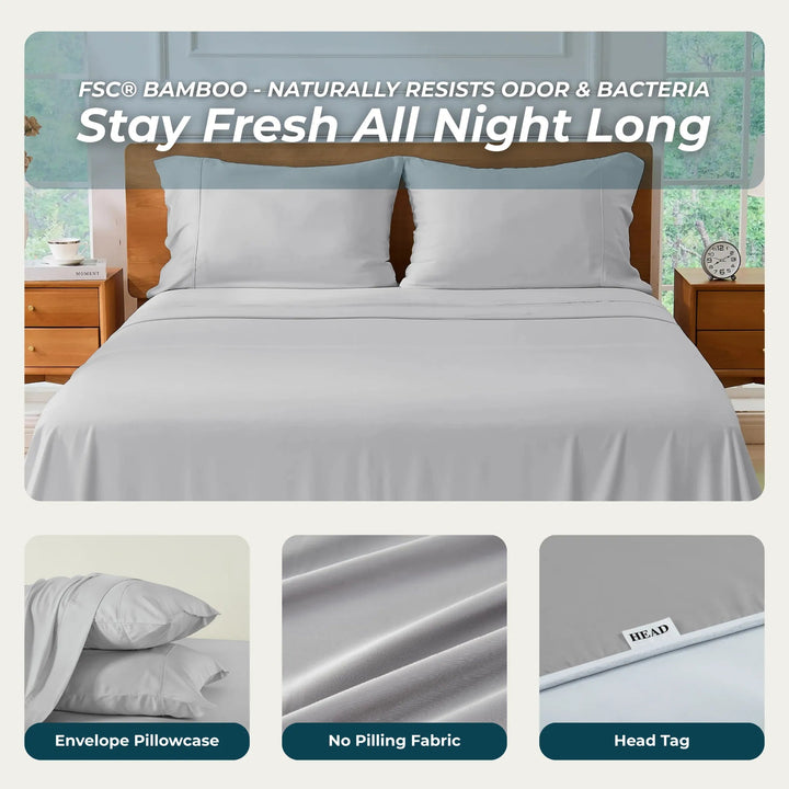 Cooling Bamboo Sheet Set - GOKOTTA