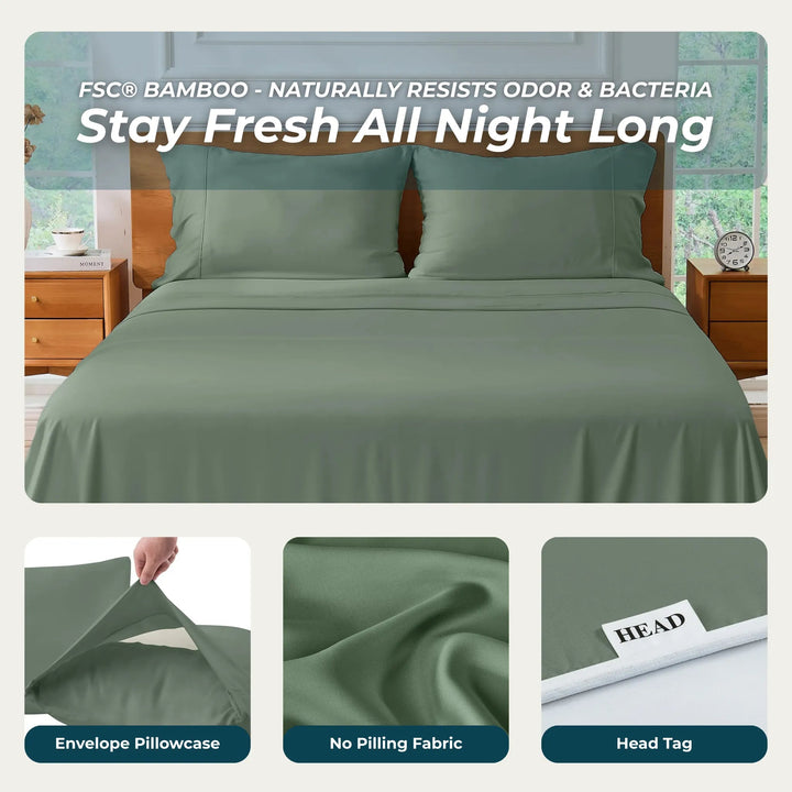 Cooling Bamboo Sheet Set - GOKOTTA
