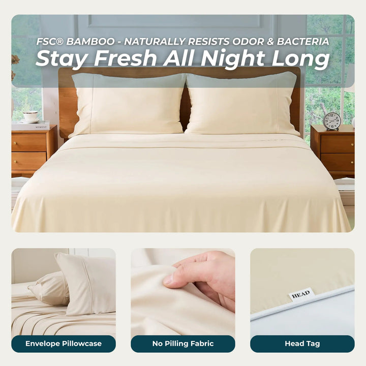 Cooling Bamboo Sheet Set - GOKOTTA