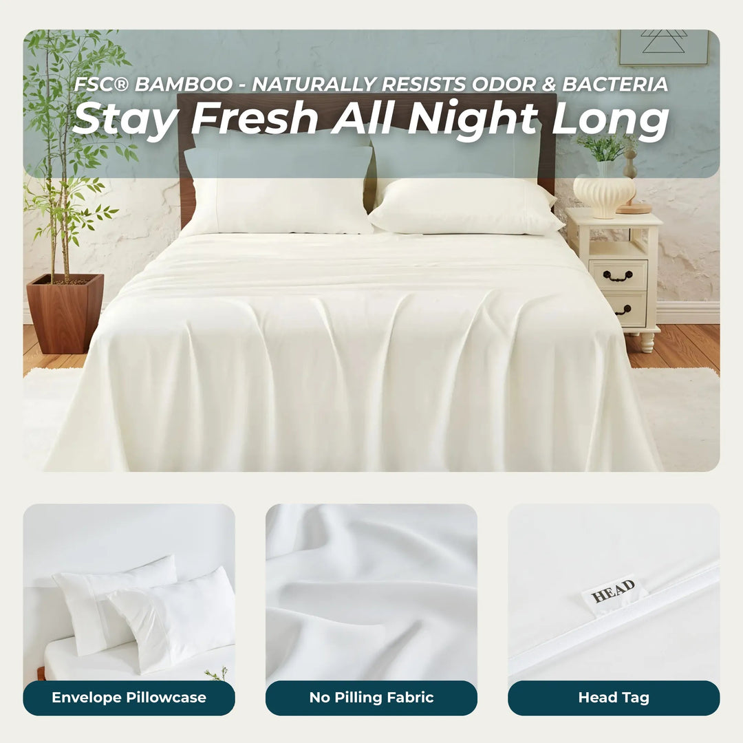 Cooling Bamboo Sheet Set - GOKOTTA