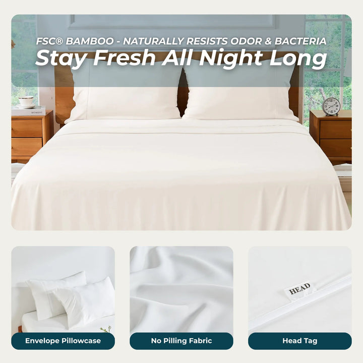 Cooling Bamboo Sheet Set - GOKOTTA