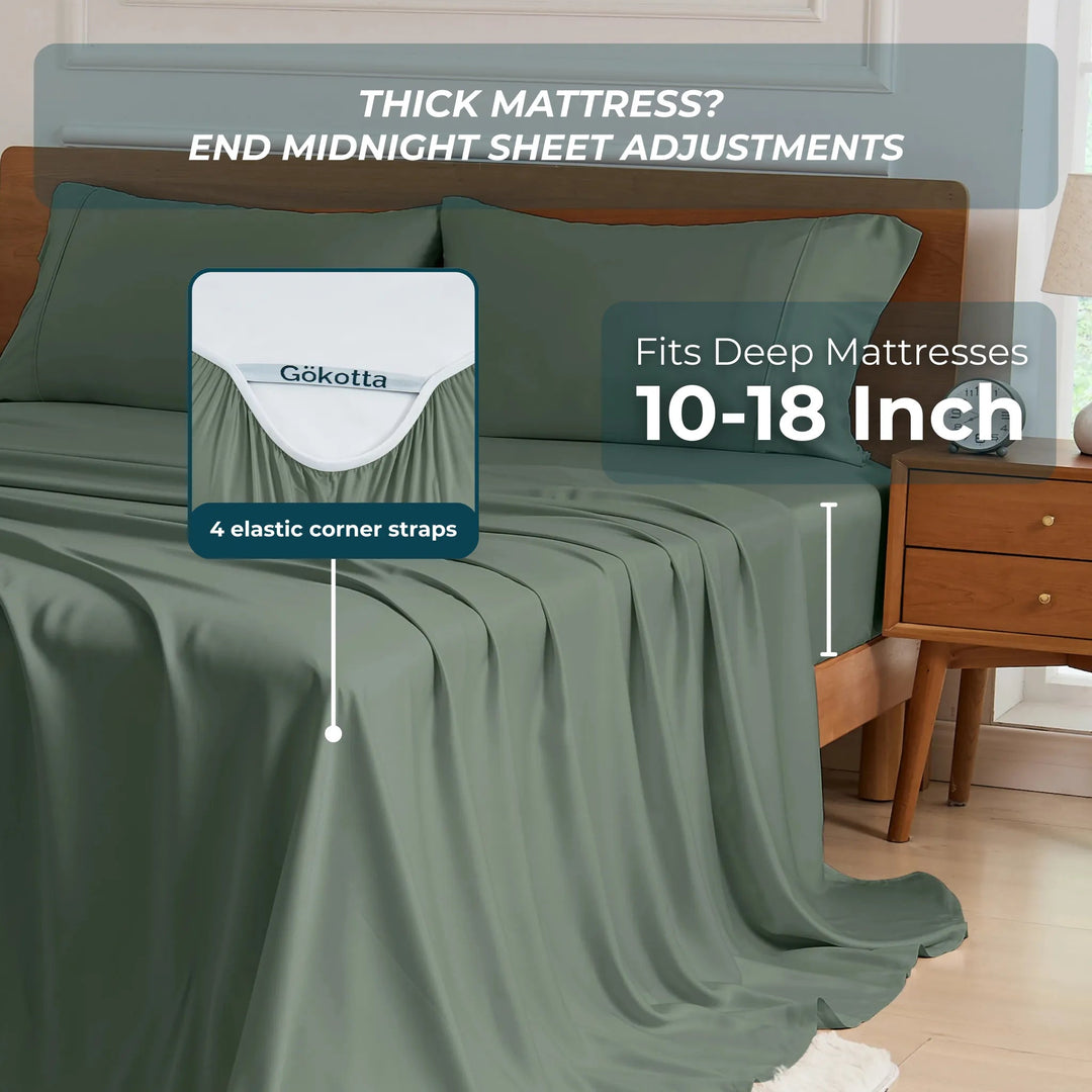 Cooling Bamboo Sheet Set - GOKOTTA