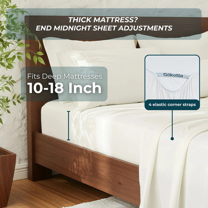 Cooling Bamboo Sheet Set - GOKOTTA