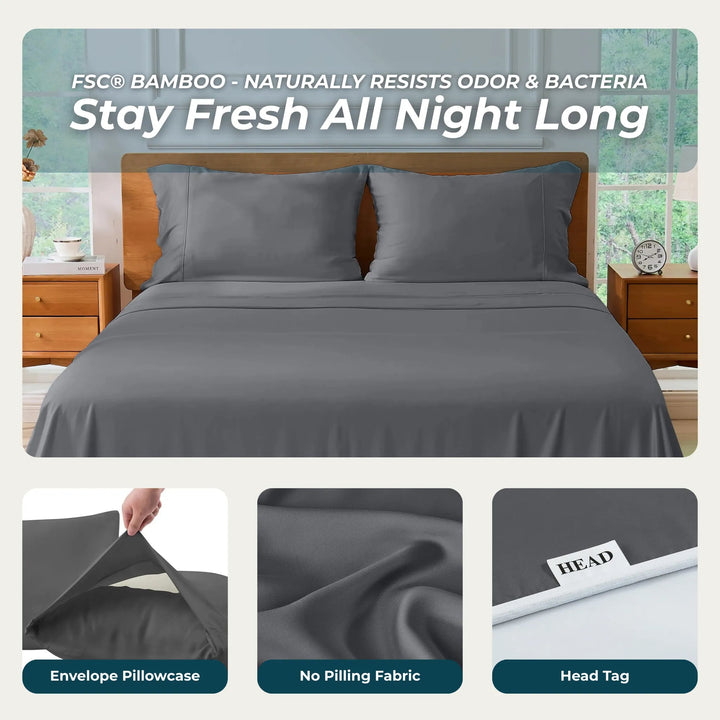 Cooling Bamboo Sheet Set - GOKOTTA