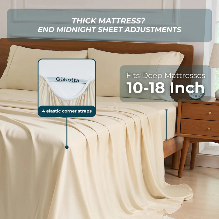 Cooling Bamboo Sheet Set - GOKOTTA