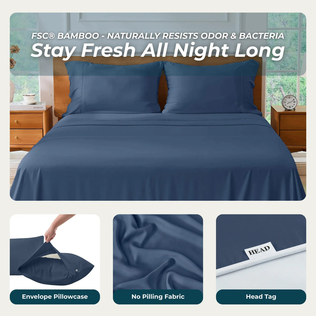 Cooling Bamboo Sheet Set - GOKOTTA