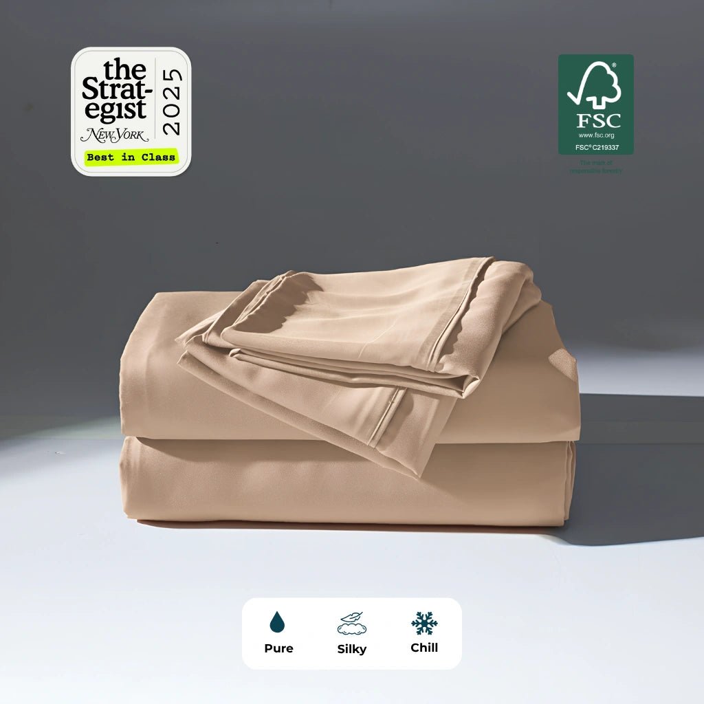 GOKOTTA Cooling Bamboo Sheet Set 16" Deep Hot Sleepers
