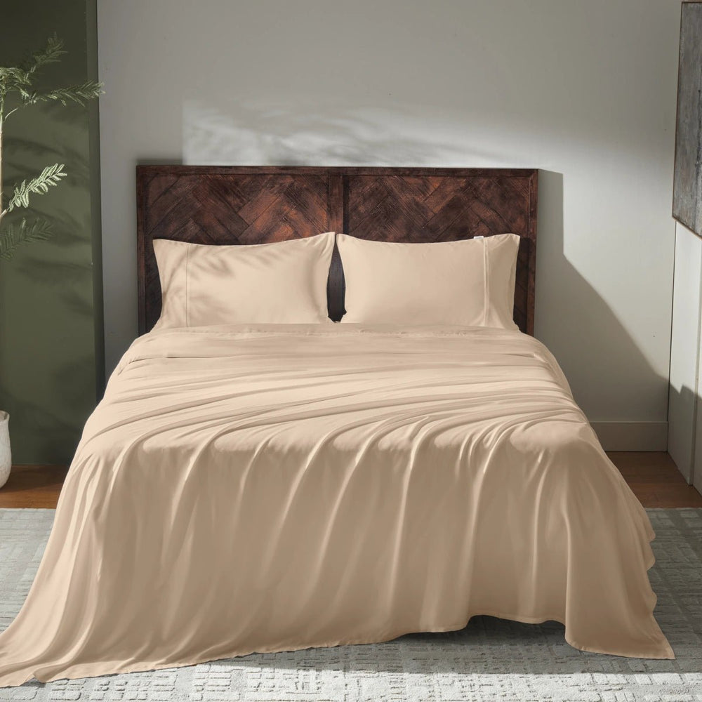 Cooling Bamboo Sheet Set, Creamy Peach - GOKOTTA