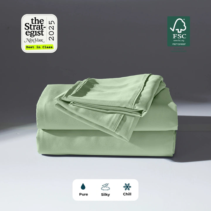 Cooling Bamboo Sheet Set, Sea Glass