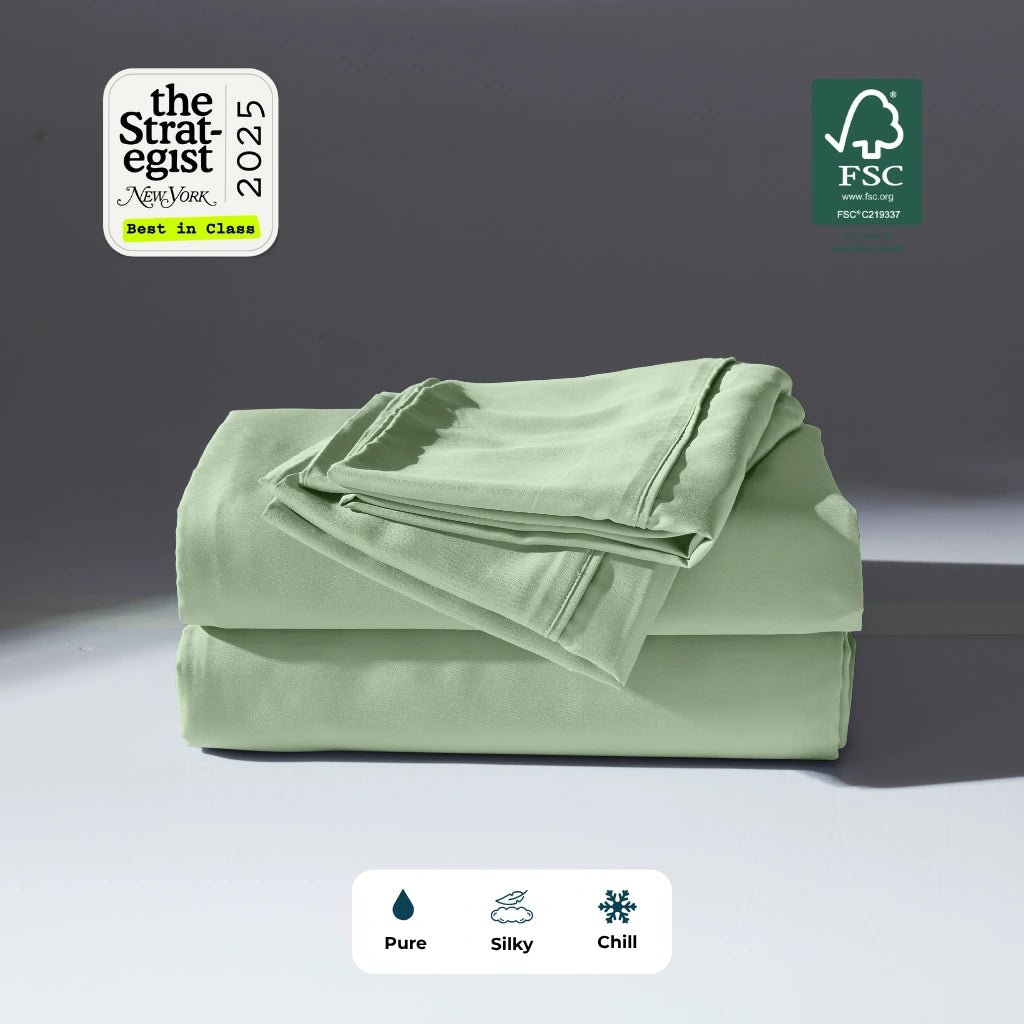 GOKOTTA Cooling Bamboo Sheet Set 16" Deep Hot Sleepers