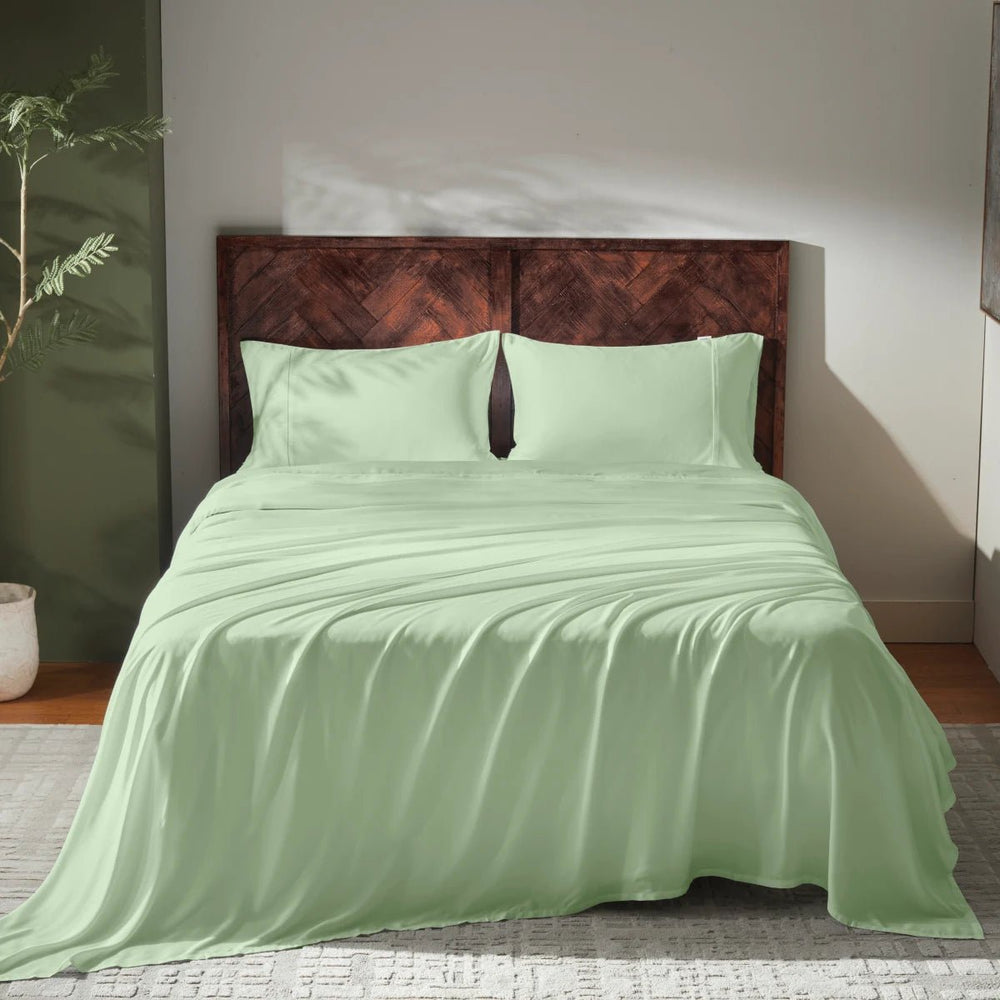 Cooling Bamboo Sheet Set, Sea Glass - GOKOTTA