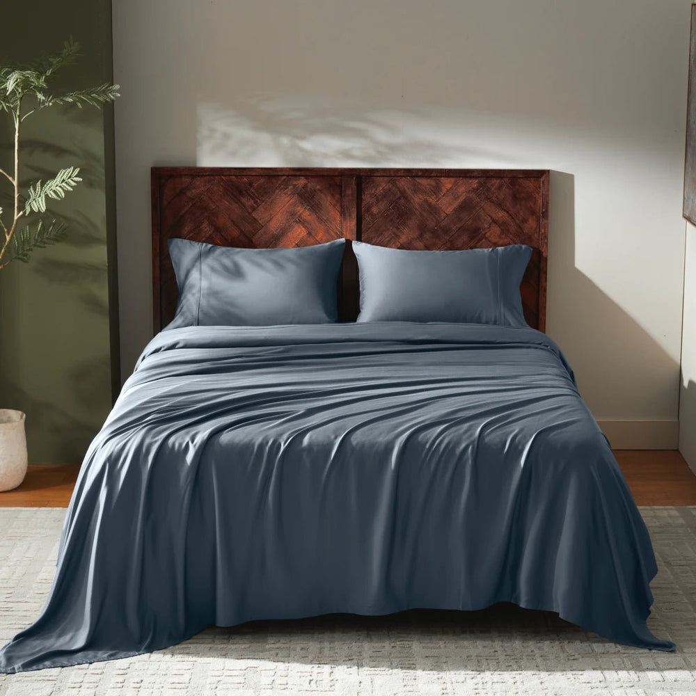 Cooling Bamboo Sheet Set, Stone Grey - GOKOTTA