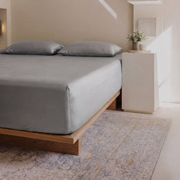 ClassicBreeze™ Cooling Bamboo Viscose Fitted Sheet, Silver Sage