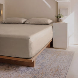 ClassicBreeze™ Cooling Bamboo Viscose Fitted Sheet, Silver Sage