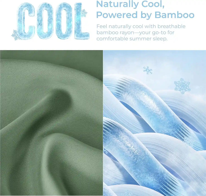 Cooling Bamboo Pillowcases Set