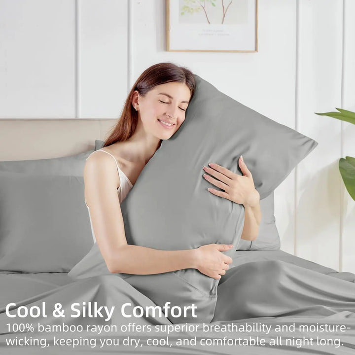 Cooling Bamboo Pillowcases Set