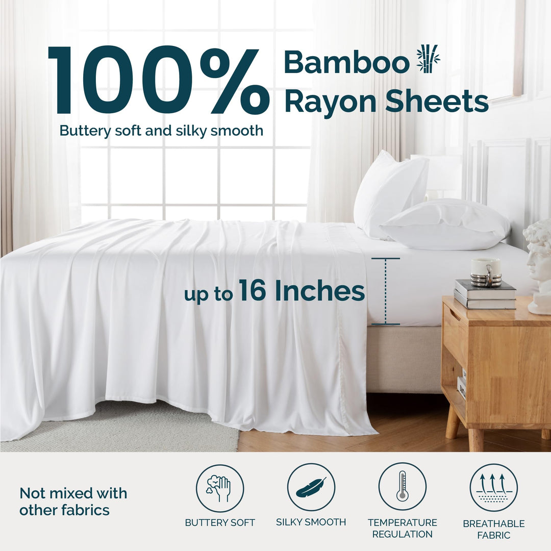 GOKOTTA Bamboo Sheet Set - BreezeComfort