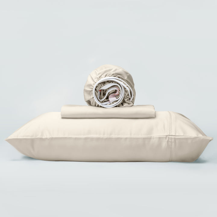 GOKOTTA Bamboo Sheet Set - BreezeComfort, Light Beige