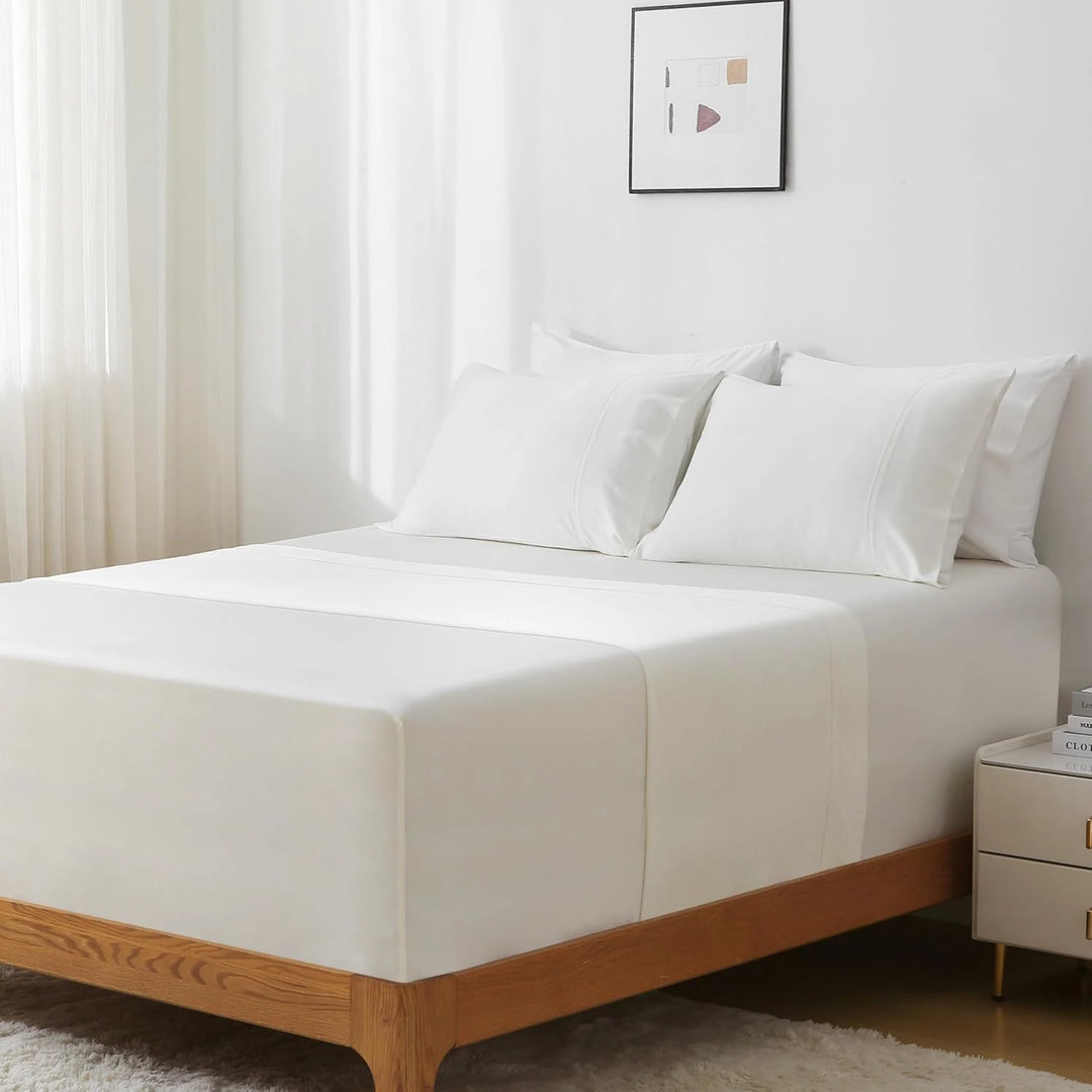 300 Thread Luxury Bamboo Sheets Set Deep Pocket
