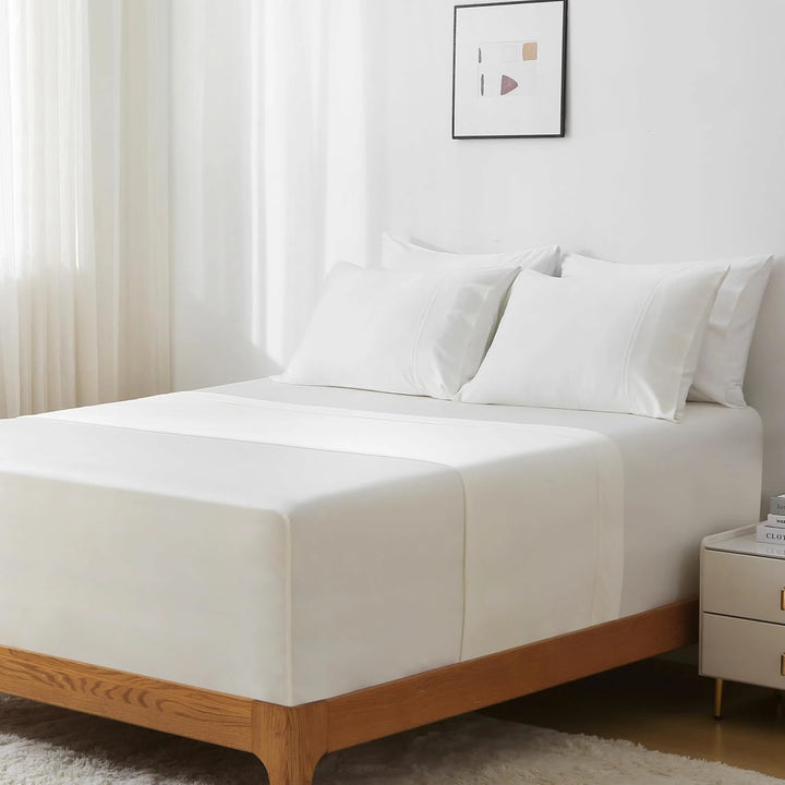 300 Thread Luxury Bamboo Sheets Set Deep Pocket