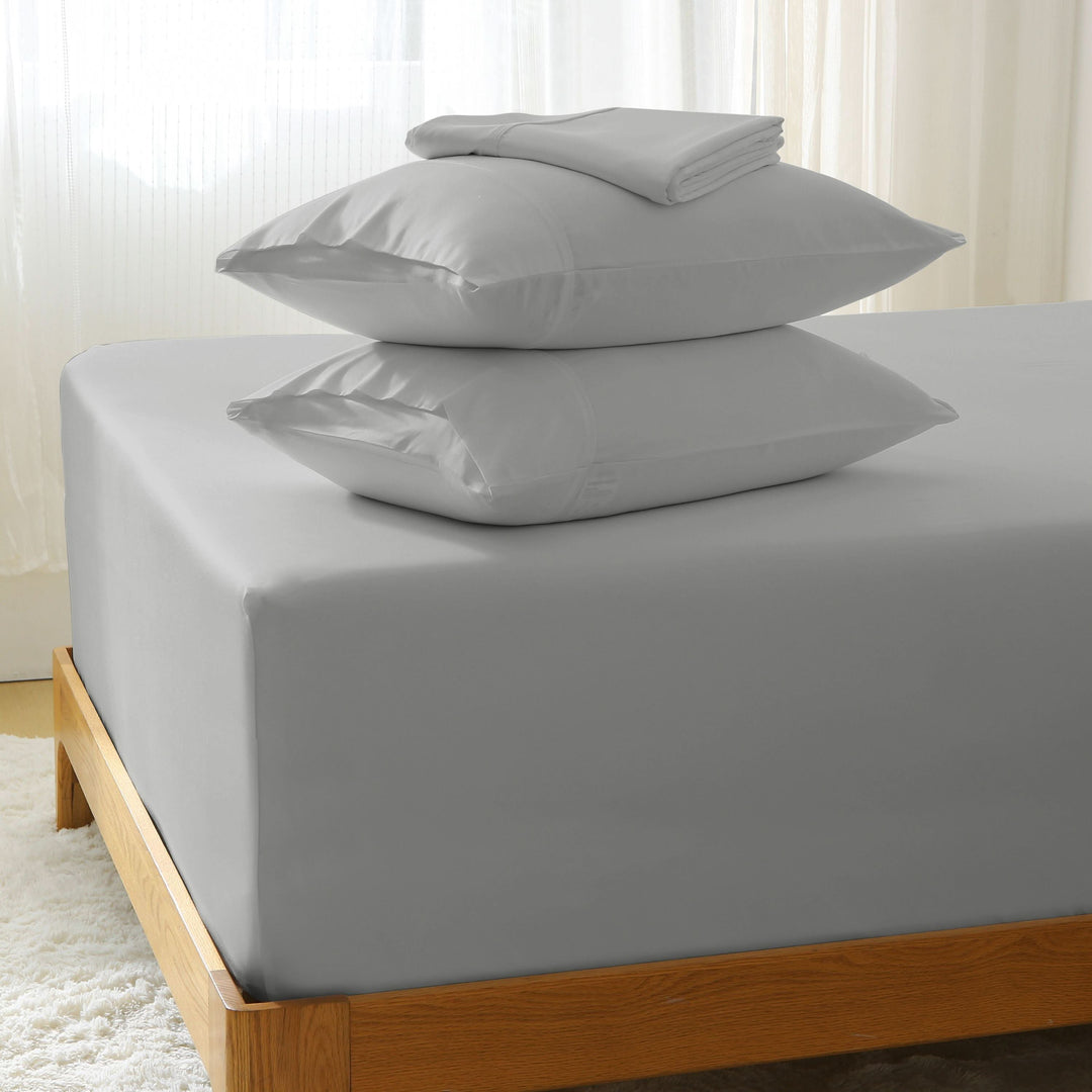 Luxury Bamboo Sheets Set - Extra Deep Pocket, Grey - GOKOTTA