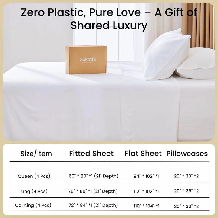 Washed & Brushed Microfiber Bed Sheets Set Deep Pocket