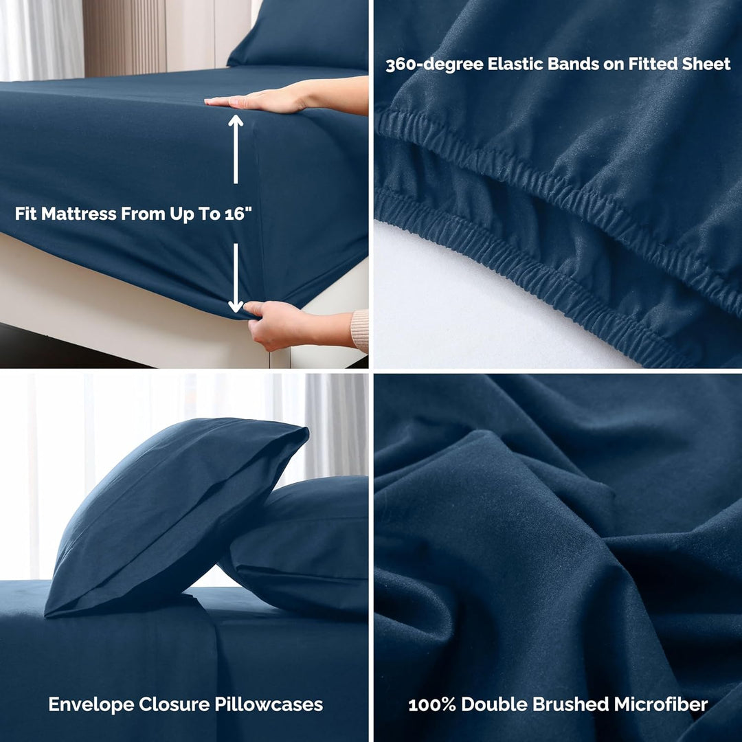 Close-up of the GOKOTTA brushed microfiber fabric, showcasing its soft texture and luxurious feel.