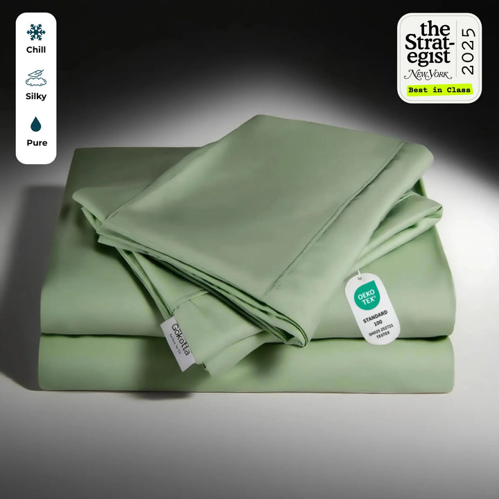 Cooling Bamboo Sheet Set, Sea Glass