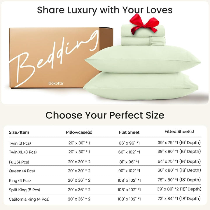 Ultra Soft Brushed Microfiber Bed Sheets Set