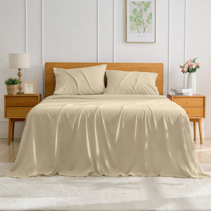Ultra Soft Brushed Microfiber Bed Sheets Set - GOKOTTA
