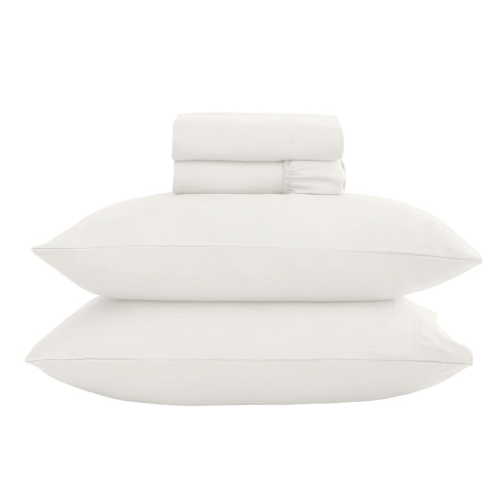 Ultra Soft Brushed Microfiber Bed Sheets Set, White - GOKOTTA