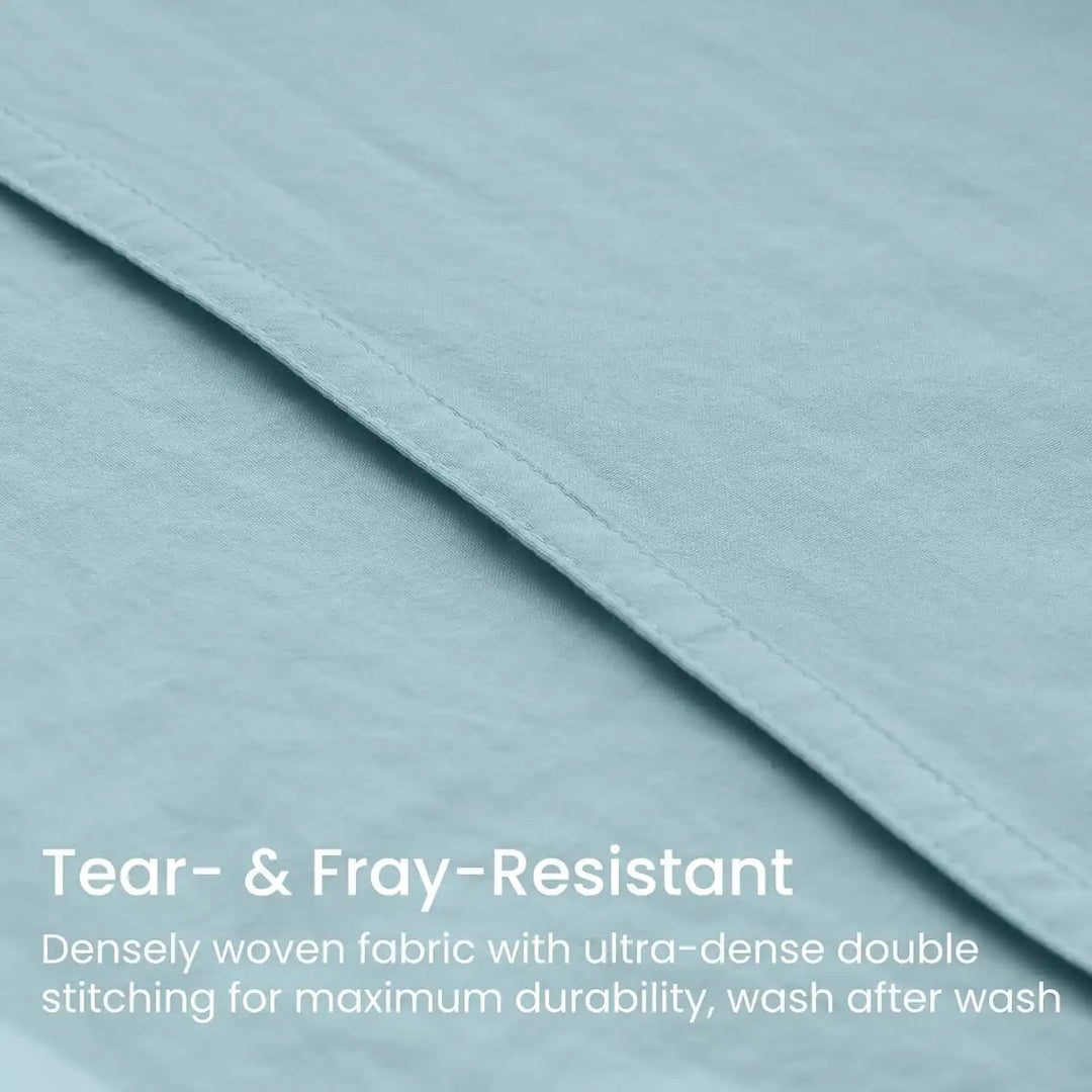 Ultra Soft Brushed Microfiber Fitted Sheet Only, Baby Blue - GOKOTTA