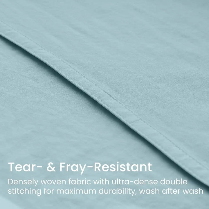Ultra Soft Brushed Microfiber Fitted Sheet Only, Baby Blue - GOKOTTA