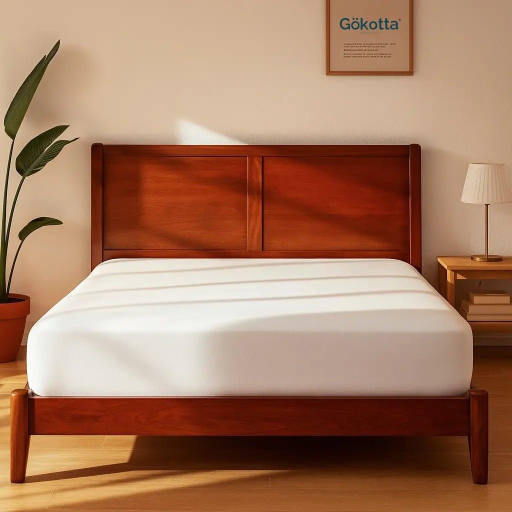 Ultra Soft Brushed Microfiber Fitted Sheet Only, Cream White - GOKOTTA