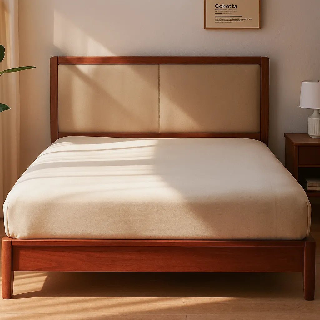 Ultra Soft Brushed Microfiber Fitted Sheet Only, Light Beige - GOKOTTA
